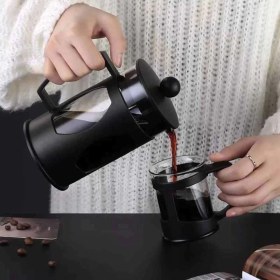 Resim PremiumPort 350 ml French Press, Şık ve Pratik Kahve Demleme Aracı 