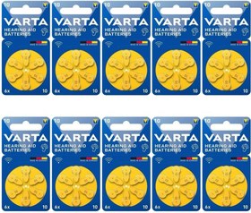 Resim Varta 10 Numara İşitme Cihazı Pili 6'Lı Blister 10 Adet(60 Adet) 