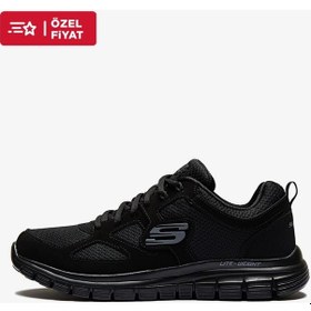 Resim Skechers Burns - Agoura Erkek Siyah Spor Ayakkabı 52635 Bbk Siyah 