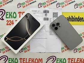 Resim Apple iPhone 16 Pro Max İkinci El TR | 256 GB | Natürel Titanyum 