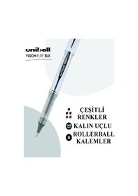 Resim Mavi Pilot Kalem Ub-200 Vision Elite 0.8mm 3 Adet Uniball Pilot Kalem 0.8 Mm Roller Uçlu Pilot Kalem İnce Uçlu Likit Mavi 