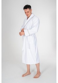Resim Cotton Box Classic Bornoz Seti Güher Beyaz Erkek L/xl Beyaz 