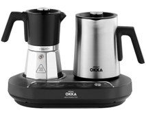 Resim Arzum Okka Rİch Moka Pot OK0027 Krom Siyah 