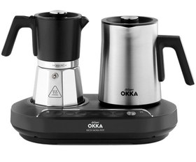 Resim Arzum Okka Rİch Moka Pot OK0027 Krom Siyah 