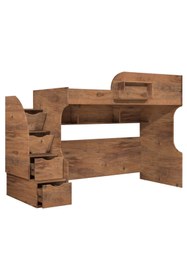 Resim Setay Ranza, Aura Ranza Karyola Masa 3 Kapılı Dolap, Koyu Ceviz 