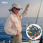 Resim 60 Adet Ağır Hizmet Tipi Yeniden Kullanılabilir Bölünmüş Balıkçı Kurşunları, Çıkarılabilir Plastik Kaplama - Çok Boyutlu Olta Ucu, Toksik Olmayan ve Güvenli, İdeal Kayalık Avcılığı için Tekne, Deniz, 