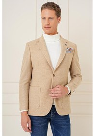 Resim Efor C 689 Slim Fit Bej Spor Ceket Bej 