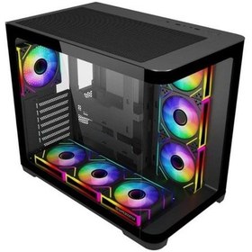 Resim Gamebooster 850w 80+ Bronze Gb-g2852b-850w Gamıng Mıd-tower Pc Kasası Siyah 7-fanlı 