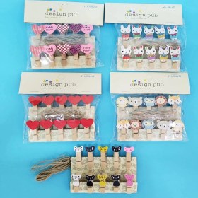 Resim HERŞEYBURDAMODA Figürlü Ipli Notluk Mandal 