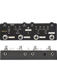 Resim Midex Quadrafx Sl-918 Analog Gitar Efekt Pedalı Reverb, Delay, Fx Loop, Overdrive Ve Distortion 