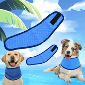 Resim Köpekler ve Kediler için Mavi Pet Soğutma Yeleği - Ayarlanabilir Askı ile Mesh Ventilasyon, Yaz Güneş Koruma, Tüm Boyutlar için Nefes Alabilir ve Rahat, Köpekler için Soğutma Yeleği, Mesh Görünüm Paneli 