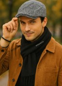 Resim Ritagarcia Kışlık Siyah-beyaz Spor Kasket 