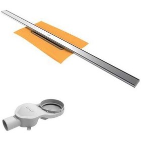 Resim Hüppe Virtuoso Duş Kanalı 60 cm Mat 48 LT Yandan Sifon 