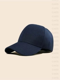 Resim caxis Lacivert Spor Şapka Unisex Arkası Cırtlı Ayarlanabilir 