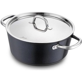 Resim Jumbo Swiss Crystal Siyah 5 Parça Tencere Seti Siyah 