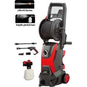 Resim Spech Power 180 Max 180 Bar Bakır Sargılı Musluk ve Kovadan Çekme Yüksek Basınçlı Bahçe Oto Yıkama Makinesi 