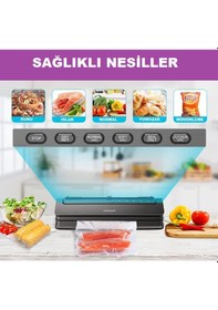 Resim Küchen Pratic VS6310 Ev Tipi Elektrikli Vakum Makinesi - 10 Adet Vakum Poşeti Hediye 