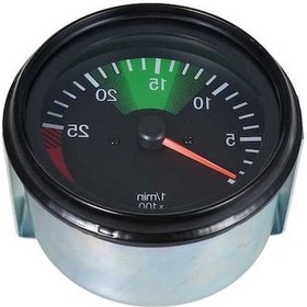 Resim Pazly Yüksek Hassasiyetli 12v Devir Göstergesi - 0-2500 Rpm, Mercedes Benz & Motosiklet Uyumlu 