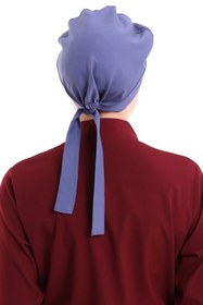 Resim Bilenn Tekstil Tesettür Bone - 6432 Indigo Mavi 
