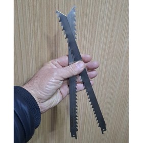 Resim Mediterian Tilki Kuyruğu Testeresi 2 Adet 300mm Ahşap, Plastik, Kemik, Buz Kesme Ucu, Elektrikli, 18W 