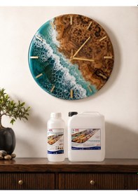Resim Arc 150 Ultra Şeffaf Döküm Tipi -parlak Epoksi Reçine-5 Kg set 