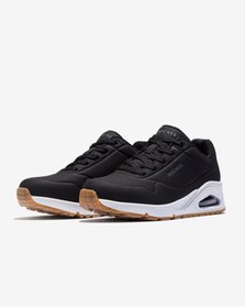 Resim Skechers Uno Stand On Aır 52458 Erkek Spor Ayakkabı SİYAH-BEYAZ | Orijinal 