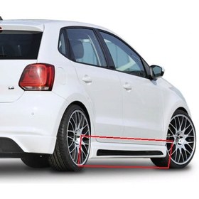 Resim Volkswagen Polo Kanallı Yan Marşpiyel 2010 2018 (Plastik) 