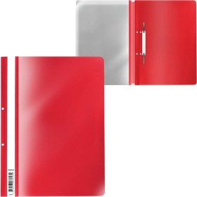 Resim Telli Dosya A4 Boyut 50'li Paket Kırmızı 