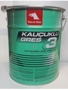 Resim Petrol Ofisi Kauçuklu Gres 3 Kova Yeşil Gres 14 KG 
