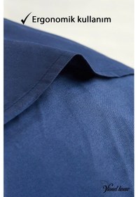 Resim Vionel Home Pamuklu 2'li Yastık Kılıfı 50 x 70 CM Düz Gece Mavisi 