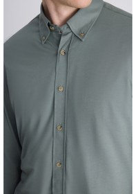 Resim Ds Damat Comfort Haki Örme Gömlek 5hc02td02265m H01 