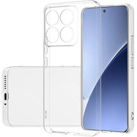 Resim Teknocep Mi 14 Kılıf Süper Silikon Kapak - Şeffaf Şeffaf 