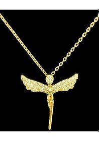 Resim Gold Kaplama Peri Melek Kolye bbk44s Krem 