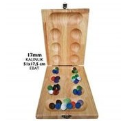 Resim Ahşap Kapaklı Mancala Oyunu 