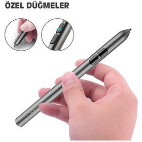 Resim Veikk S640 ve A30 Grafik Tabletler İçin 8192L Pilsiz Kalem 