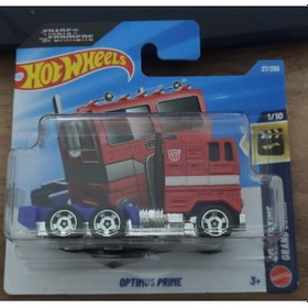 Resim 2026 Üretimi Hot Wheels Optimus Prime Transformers Kırmızı 