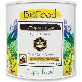 Resim BioFood Supernergie Kakao Tadında Karışık İçecek Tozu 210 G 
