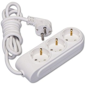 Resim Makel Üçlü Priz Topraklı Kablolu Çocuk Korumalı 3 Metre 