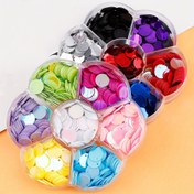 Resim Karma Renkli 10mm Yuvarlak Kenarlı Rhinestonlar, DIY Takı Aksesuarları, Dans Kostümü & Çanta Süslemeleri, Dikiş Süslemeleri, El Sanatları Malzemeleri 