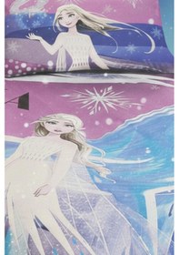 Resim Özdilek Frozen Snow Disney Lisanslı Lastikli Fitted Çarşaf Çocuk Nevresim Takımı Tek Kişilik - Krem Krem 