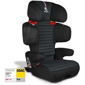 Resim Renolux Renofix Softness Isofix 15-36 Kg Oto Koltuğu Siyah - Siyah / 4-11 Yaş 