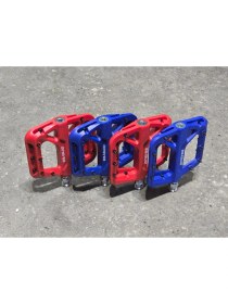 Resim Bike And Art Gineyea M996 Rulmanlı Hightec Çivili Trial Bmx Pedal Kırmızı 