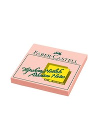 Resim Faber Castell Yapışkanlı Not Kağıdı 75Mm X 75Mm Pembe 