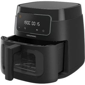 Resim Grundig Yüksek Kapasiteli Camlı Airfryer, Sağlıklı ve Kolay Pişirme Deneyimi 