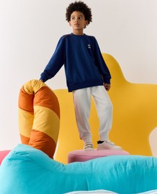 Resim Erkek Çocuk Lacivert Bisiklet Yaka Sweatshirt - Lacivert / 2-3 yaş 
