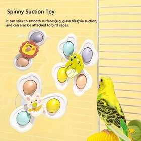 Resim 1 adet/2 adet/3 adet Kuş Oyuncakları Parrot Puzzle Kuş Çiğneme ve Tırmanma Oyuncakları Parrot Eğlence Oyuncakları Emme Kupası Kuş Oyuncakları Parrot Tekerlek Oyuncakları Kuş Kafesi Üzerine Sabitlenebilir, Kafes İçin Kuş Oyuncakları, Parrot Oyuncakları 