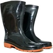 Resim ARISAN Siyah Kadın Erkek Bağ Bahçe Iş Inşaat Tarla Su Geçirmez Lastik Çizme 