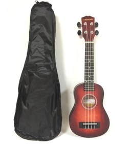 Resim Cremonia AU-HO1A-21RD Soprano Ukulele | 21 İnç Mat Kırmızı 
