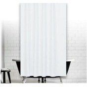 Resim Zethome Jackline Banyo Duş Perdesi 0010 Beyaz Tek Kanat 1X180X200 Beyaz 