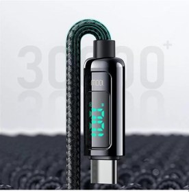 Resim Mcdodo Ca-8820 Type-c Type-c 100w Pd Dijital Ekranli Data-şarj Kablosu 5a 1.2m, Sku: Smg8690010141651 
